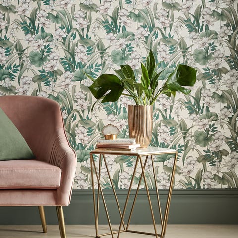 Accessorize Celeste Wallpaper - Off White Glimmer