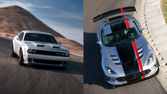 dodge challenger and viper acr