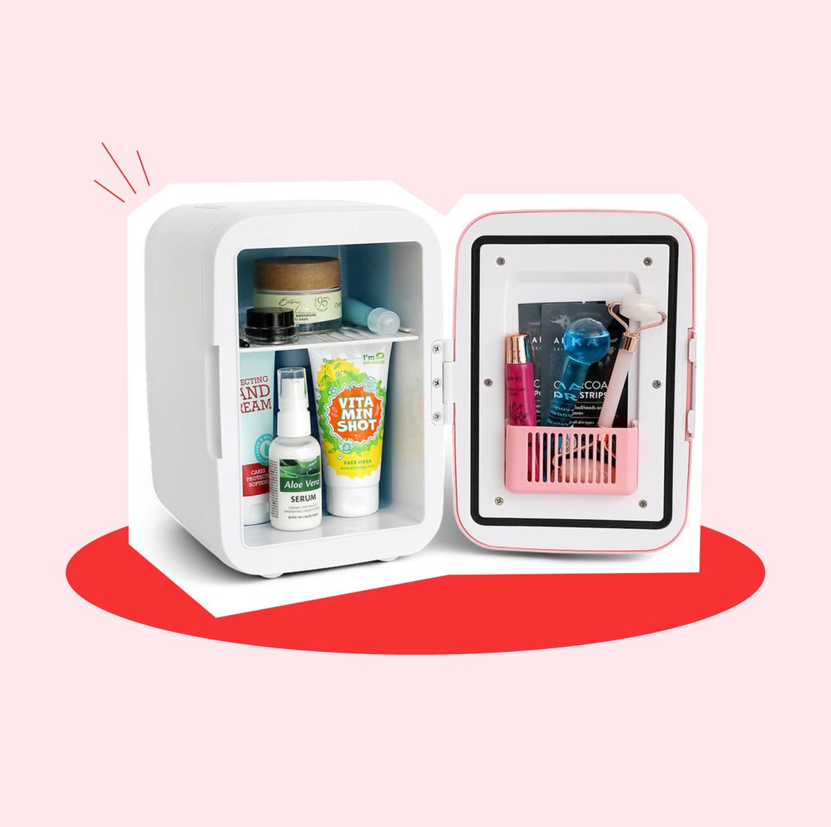 Love it: bij Action hebben nu een roze mini koelkast