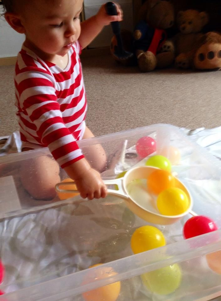 sensory bin 1 year old