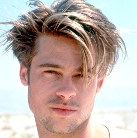 Brad Pitt's Hair Evolution - Photos of Brad Pitt's Hairstyles