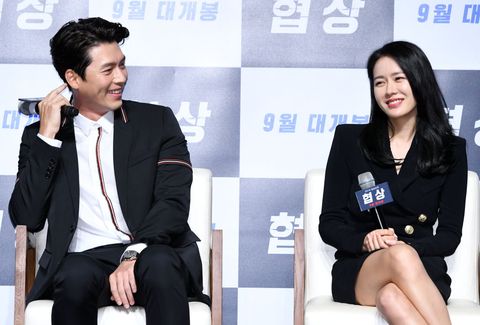 film 'the negotiation' press conference in seoul