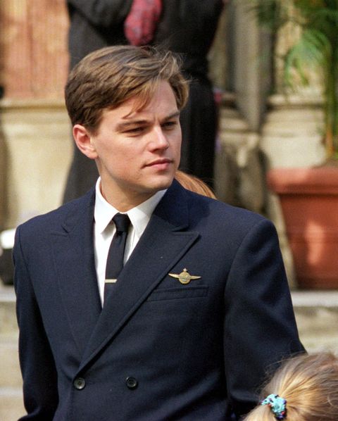 dicaprio films "catch me if you can" in new york
