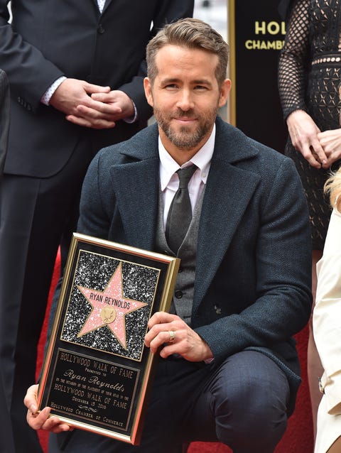 ryan reynolds honored with star on the hollywood walk of fame