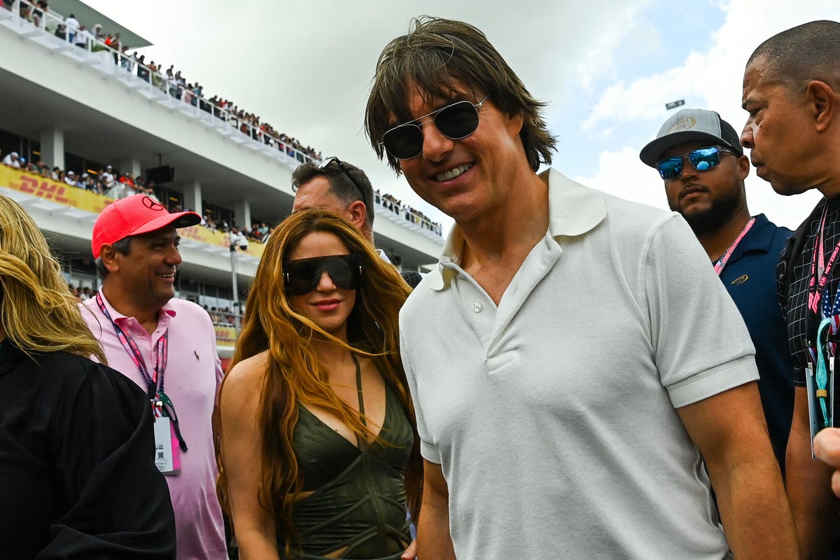 Shakira and Tom Cruise coincide in the Miami Formula 1 Grand Prix and the networks go crazy with what has been seen