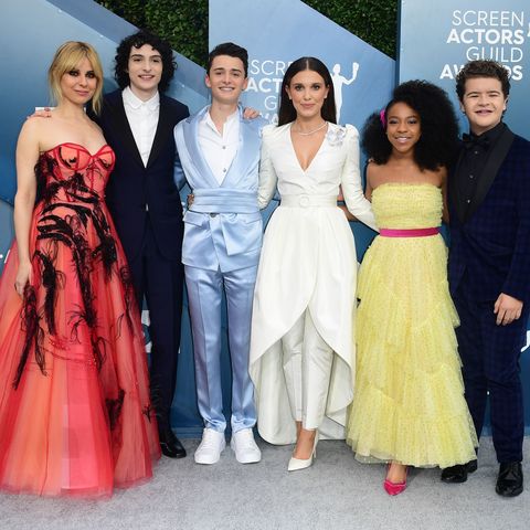 Stranger Things Cast on 2020 SAG Awards Red Carpet
