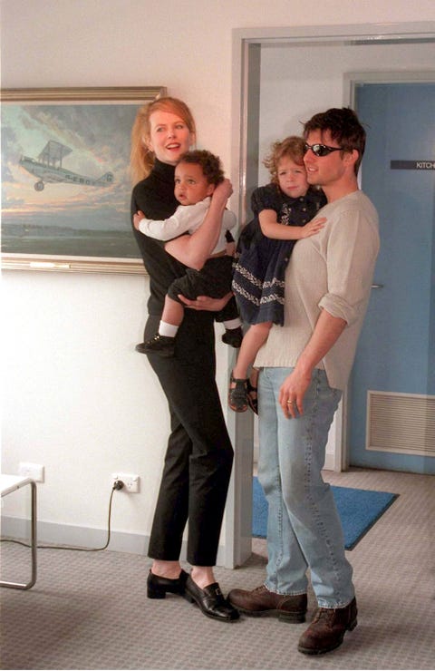 Nicole Kidman And Tom Cruise With Children nicole kidman and tom cruise with children