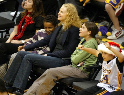Celebs At The Lakers Game celebs at the lakers game