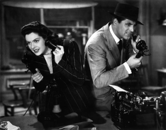 "his girl friday" film still