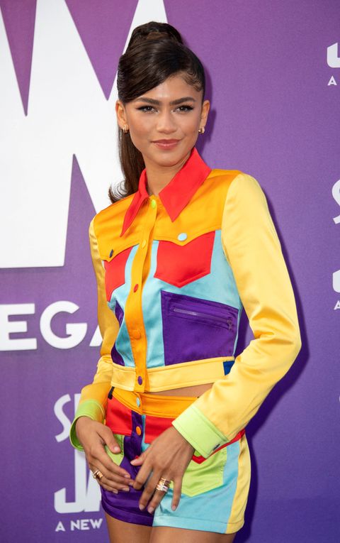 zendaya at the premiere of warner bros space jam a new legacy