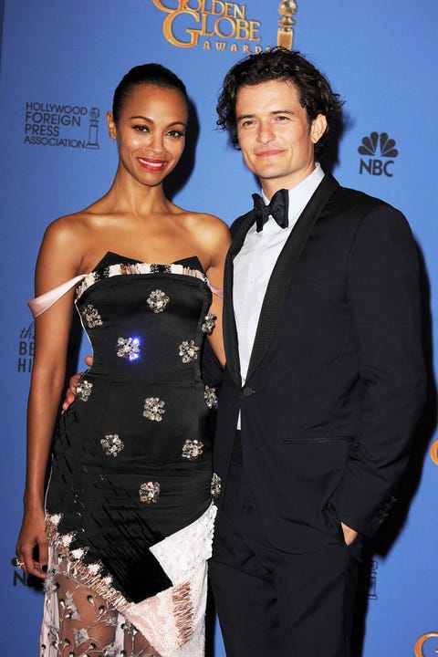orlando bloom and zoe saldana