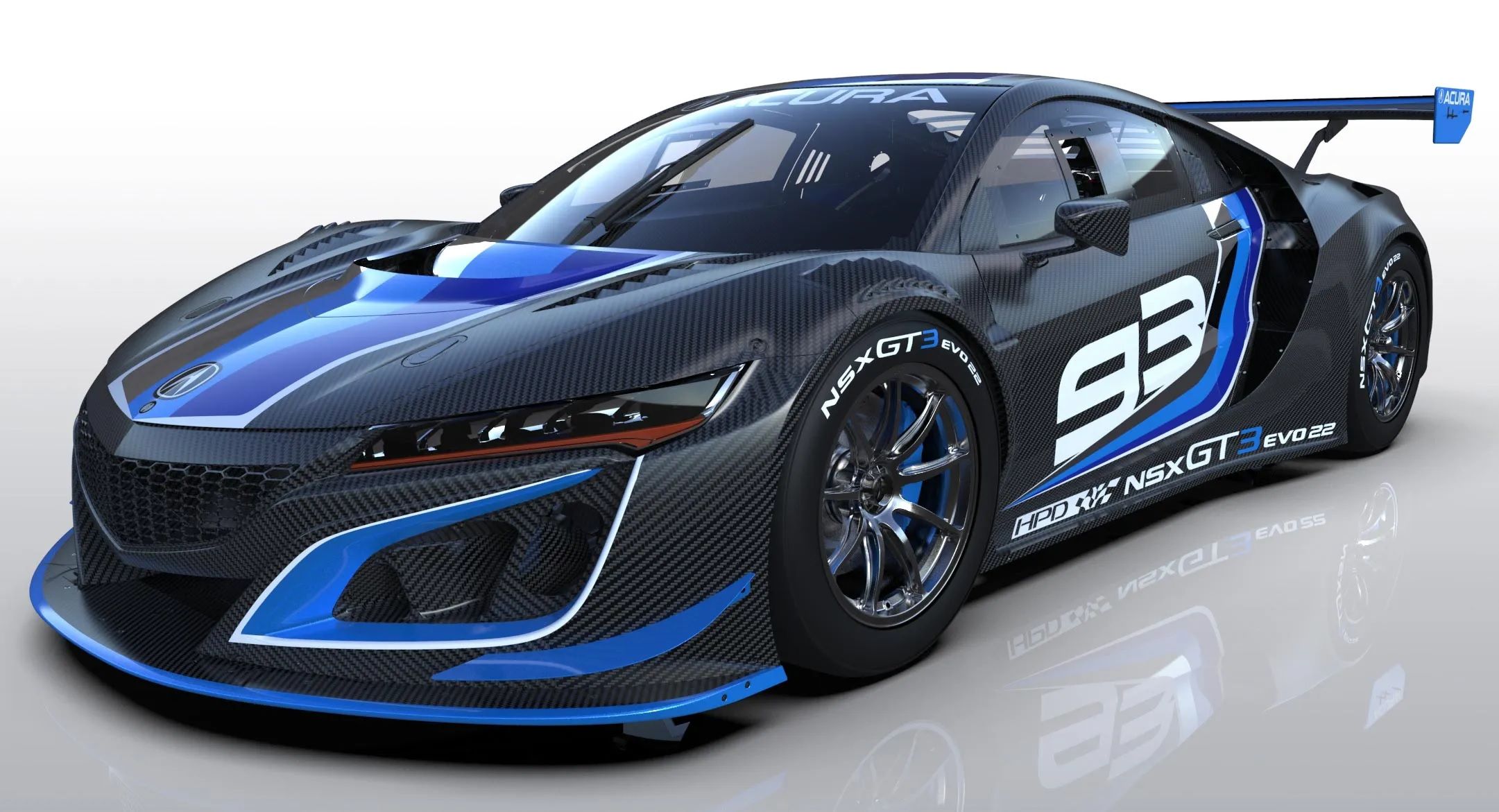 Modelo Coche Acura Nsx Gt3 #45 Premium 2019 Real Riders Pop 