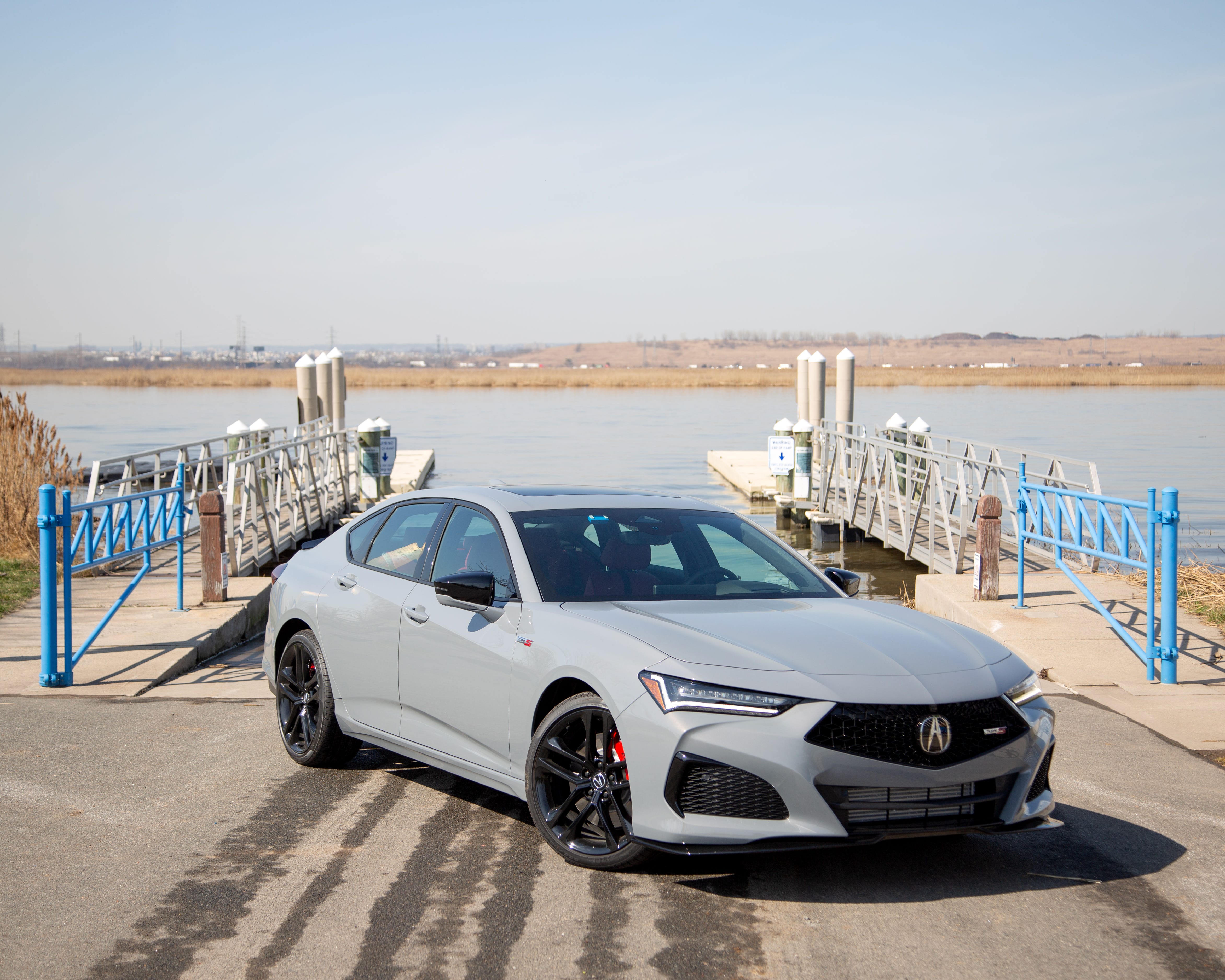 The 2024 Acura TLX Type S Fades Away Next to the Integra Type S