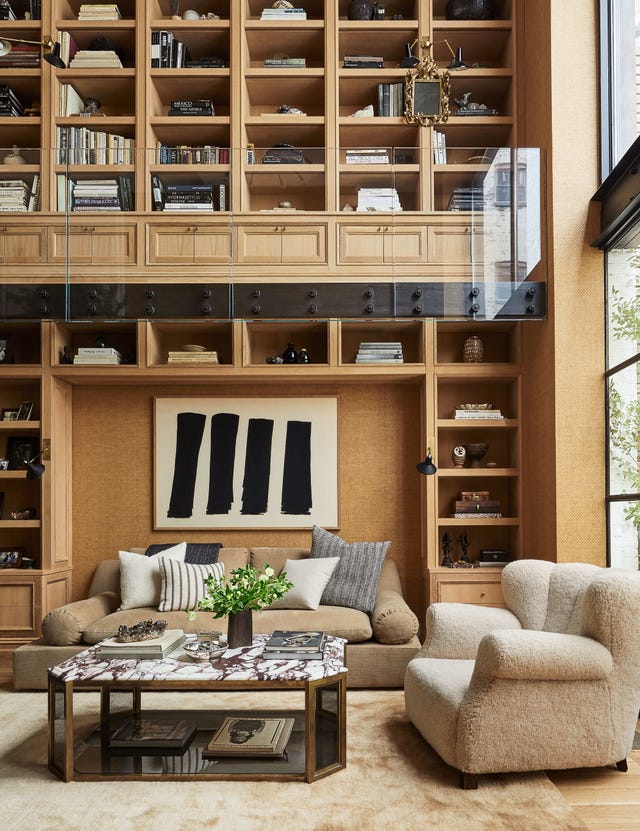 nate berkus jeremiah brent bookcase nyc apartment