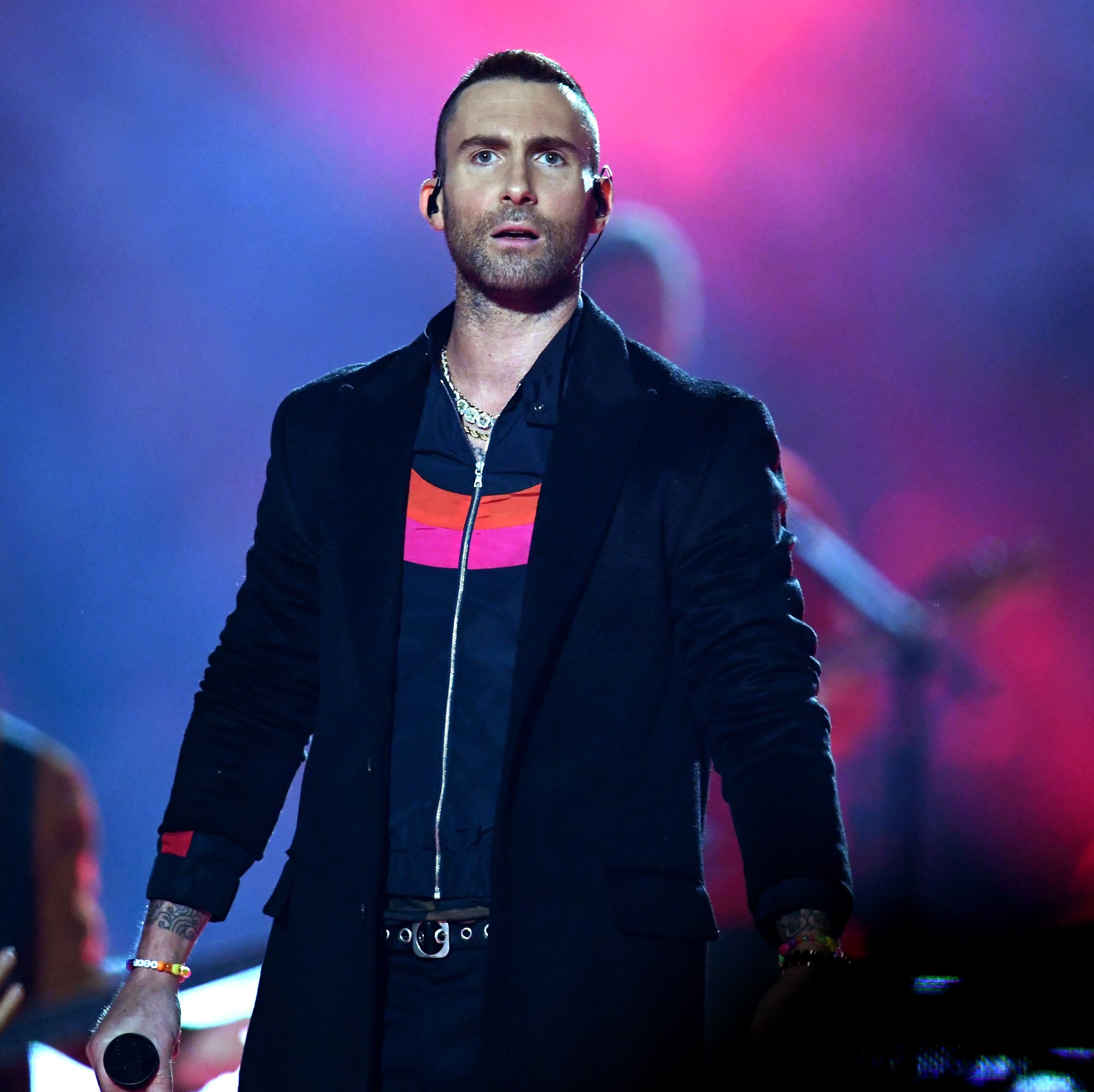 Source Says Adam Levine Was Being Flirtatious with Three Women and Craves 