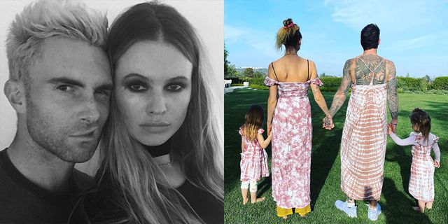 who is adam levine's wife, behati prinsloo  inside the maroon 5 star's marriage and life with kids