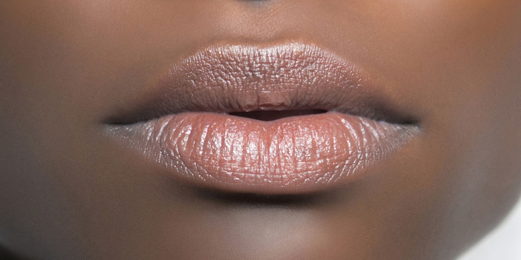 nudeish pink lip gloss for dark skin