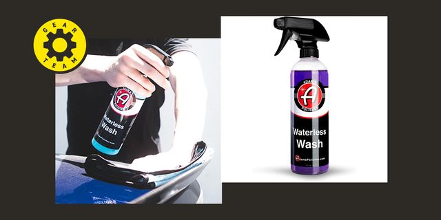 adams waterless wash cleaning spray car wash soap wax