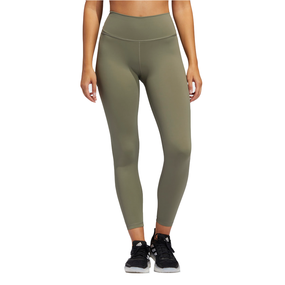 khaki adidas leggings and top