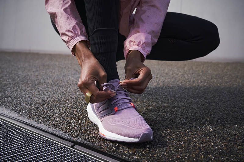 womens ultra boost on feet