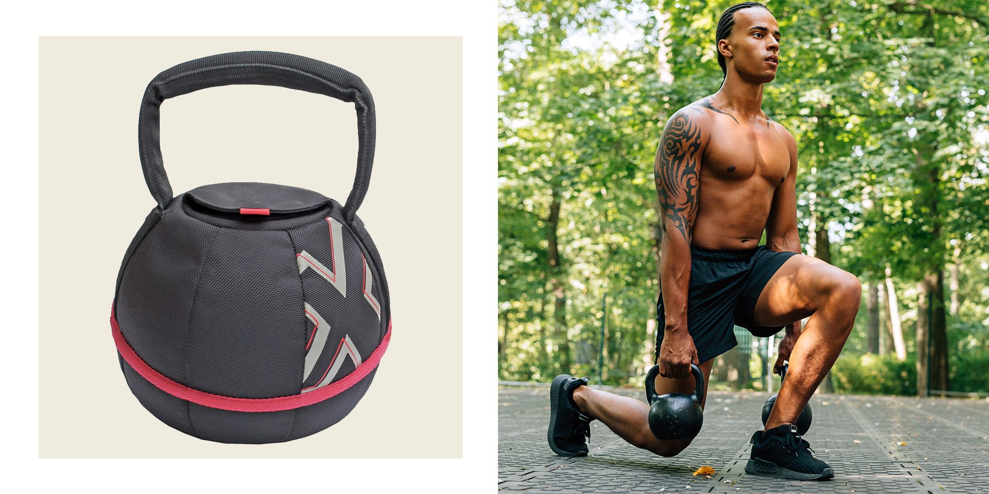Adjustable Sandbag Elikliv Portable Kettlebell Kettle Bell Sand Bag Gym Weight Workout Home 
