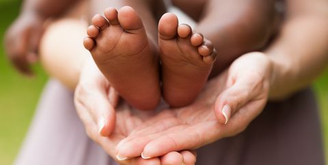 Adoption or a Baby Concept