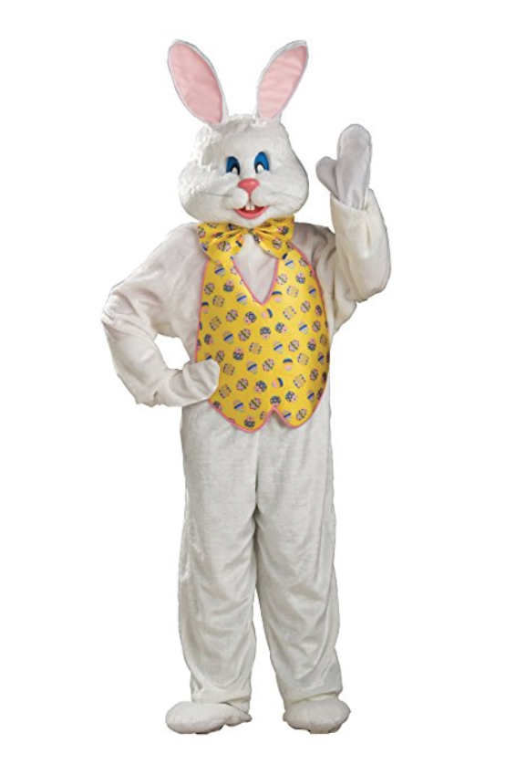 Костюм кролика. Костюм Пасхальный кролик. Пасхальный кролик костюм взрослый. Кролик Банни в костюме. Костюм кролика 18