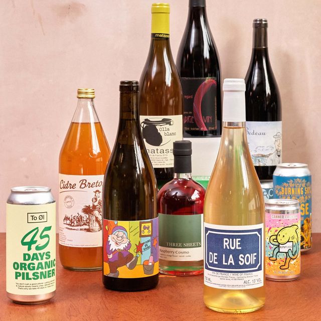 the natural wine selection