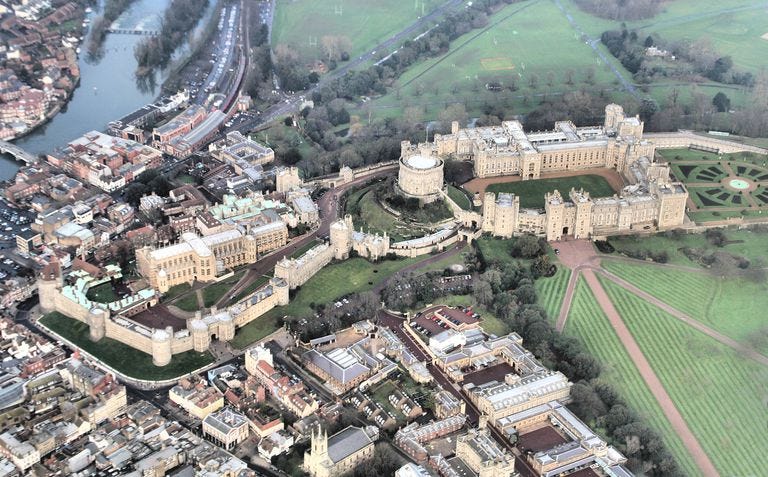 Fotografie aeriană Castelul