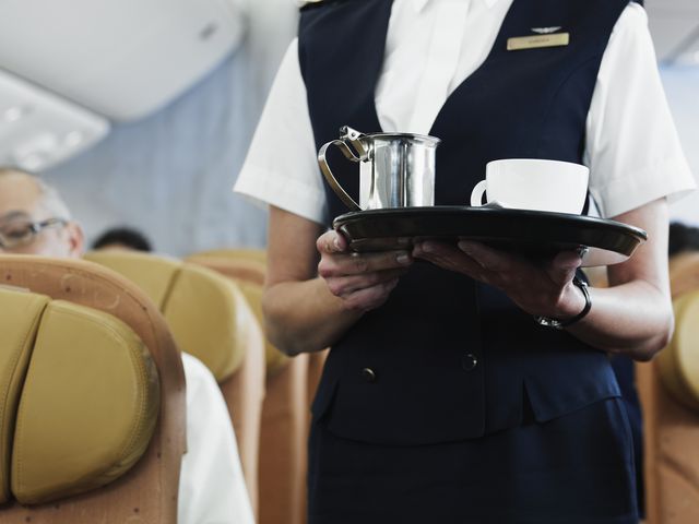 this flight attendant has explained why you should never drink tea or coffee on a plane