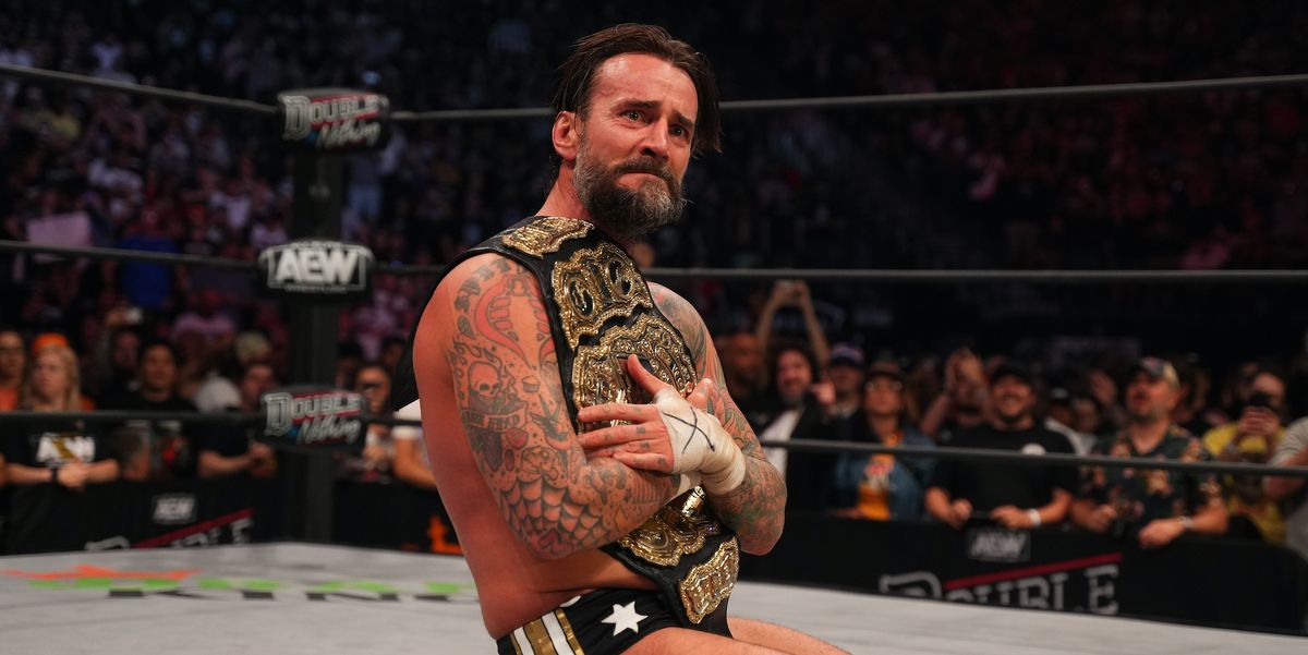 AEW's CM Punk pictured for first time since All Out