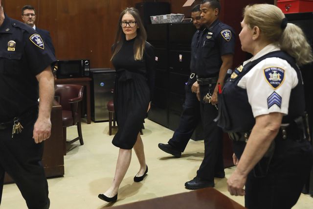 anna sorokin arrives for sentencing at new york state supreme court, in new york, thursday, may 9, 2019 sorokin faces sentencing following her conviction for theft of services and grand larceny she defrauded celebrity circles in manhattan and financial institutions into believing she had a fortune of about $67 million overseas ap photorichard drew