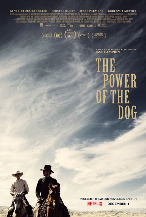 the power of the dog, aka el poder del perro, poster, from left kodi smit mcphee, benedict cumberbatch, 2021 © netflix courtesy everett collection