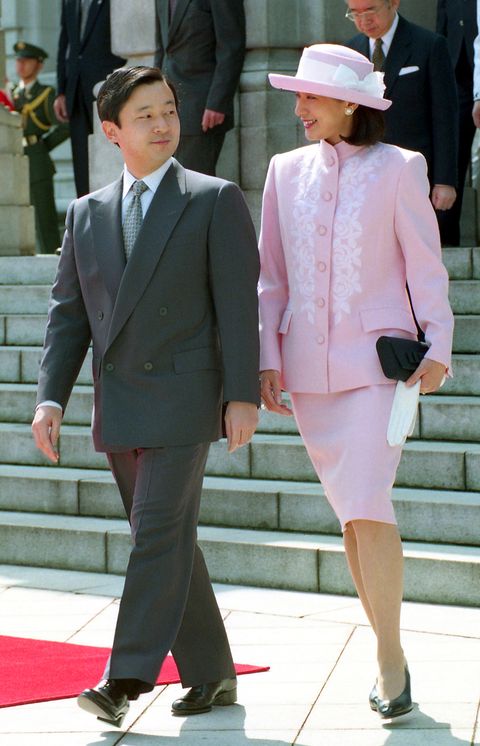 クリントン米国大統領歓迎式典　赤坂迎賓館1996年4月17日   皇太子夫妻