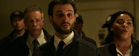arian moayed as agent cleary in spider man no way home