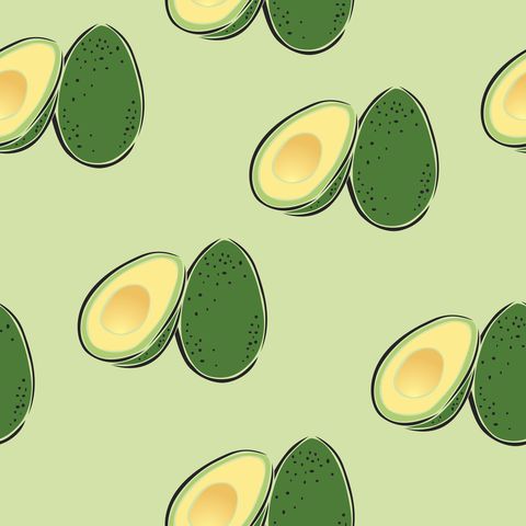 Seamless Avocado Wallpaper