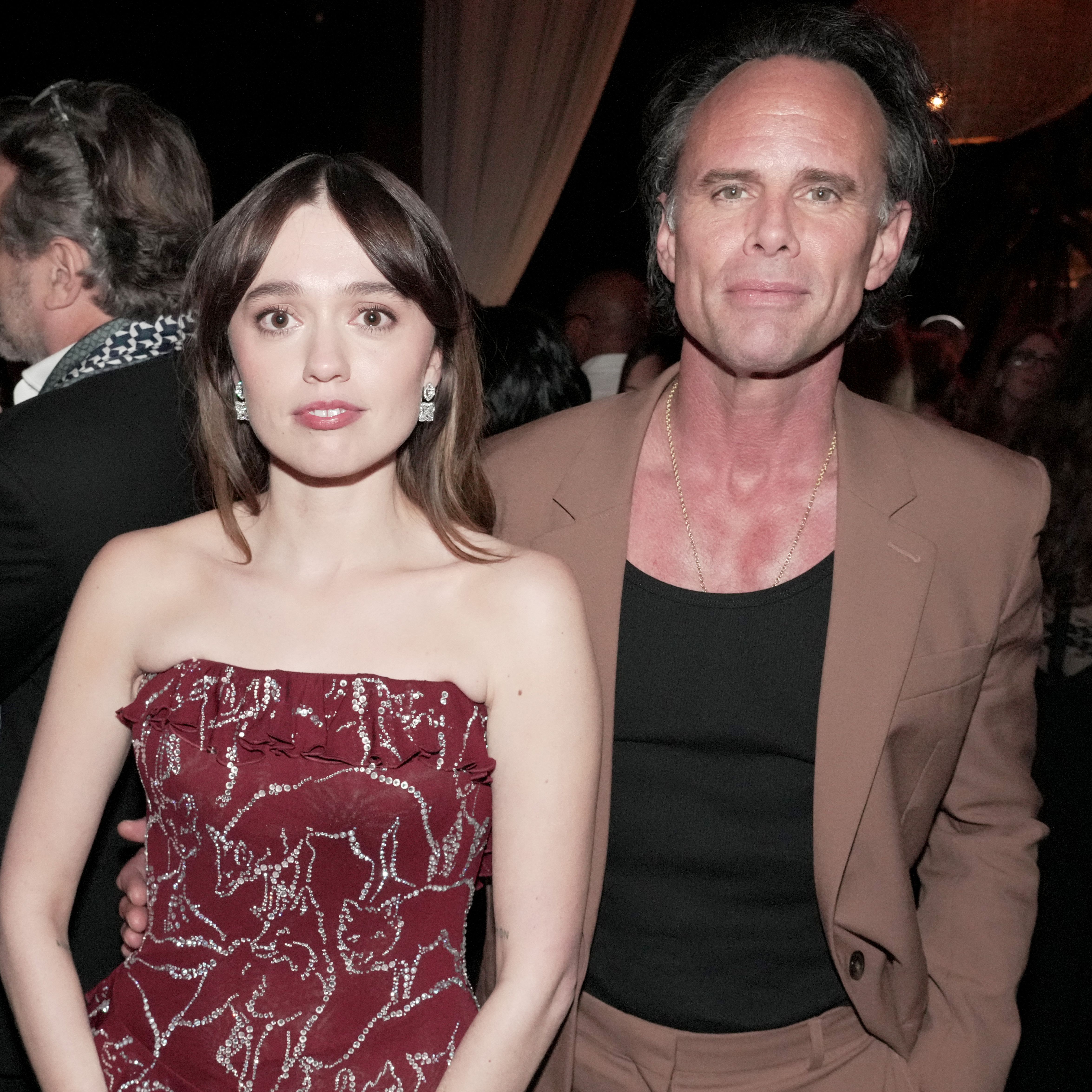 Walton Goggins Abruptly Ends Interview After Aimee Lou Wood Question: 