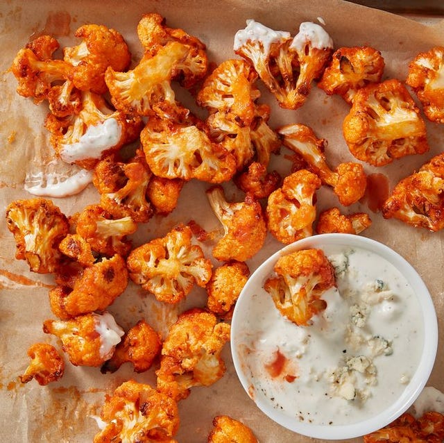 air fryer buffalo cauliflower