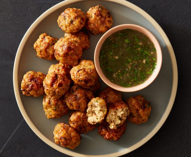air fryer chipotle chicken meatballs