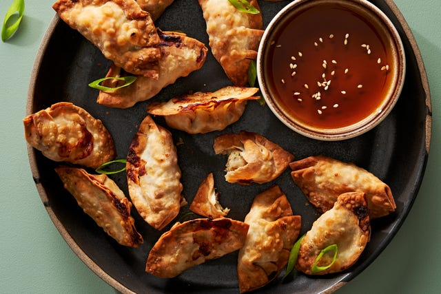 Air Fryer Potstickers air fryer potstickers with bacon