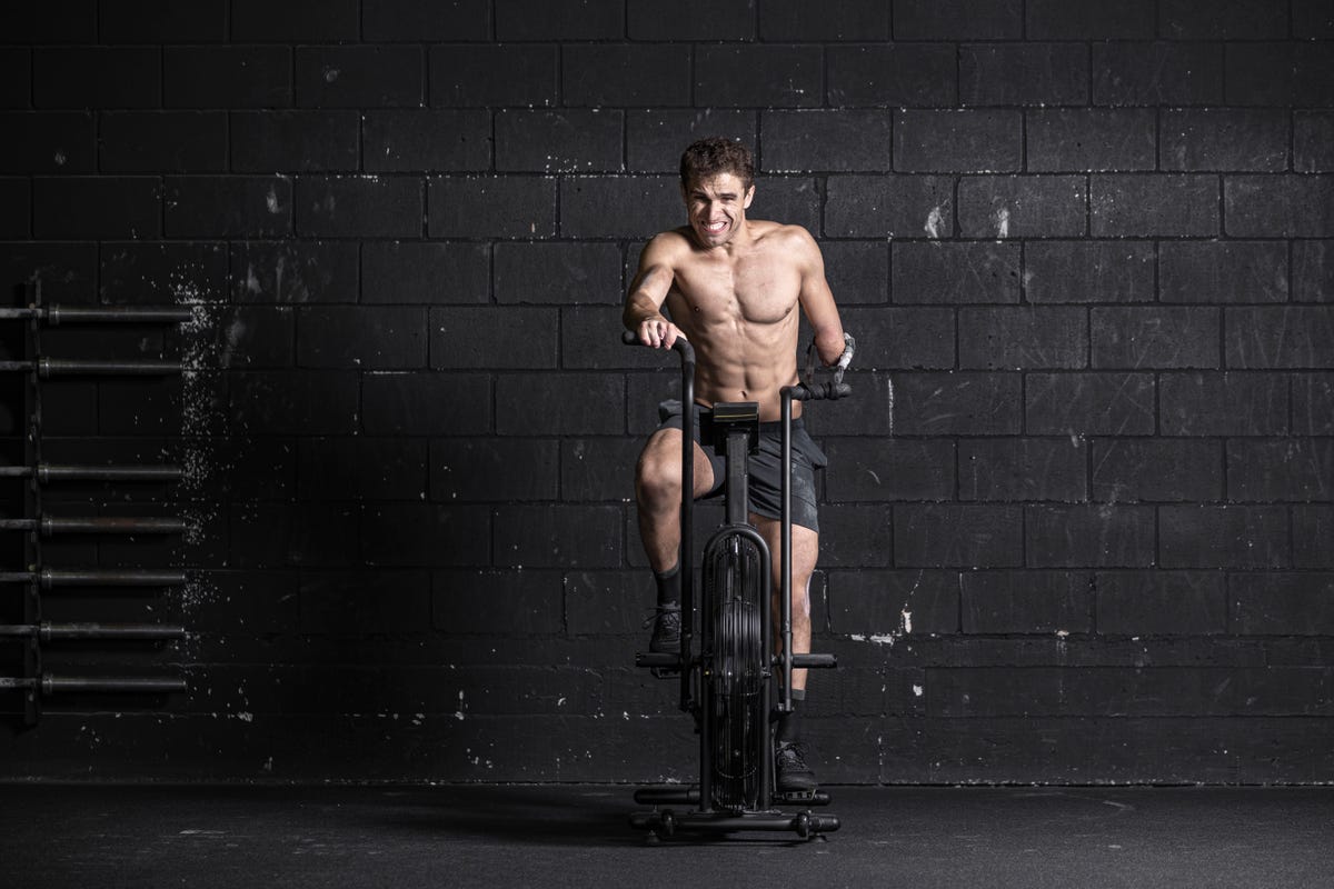 This Air Bike and Dumbbell Workout is the Perfect Finisher