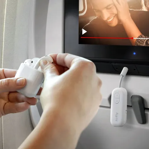 The TikTok-Famous AirFly Bluetooth Adapter Will Save You During Your Next Flight