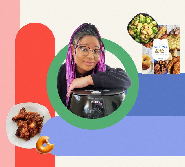 air fryer cook book collage