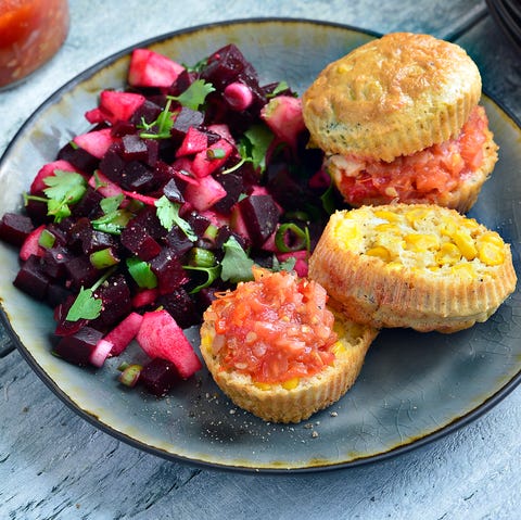 airfryer-recept-maisbroodjes-bietensalade-snelle-chili-tomatenjam2
