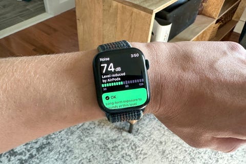 apple watch on a wrist