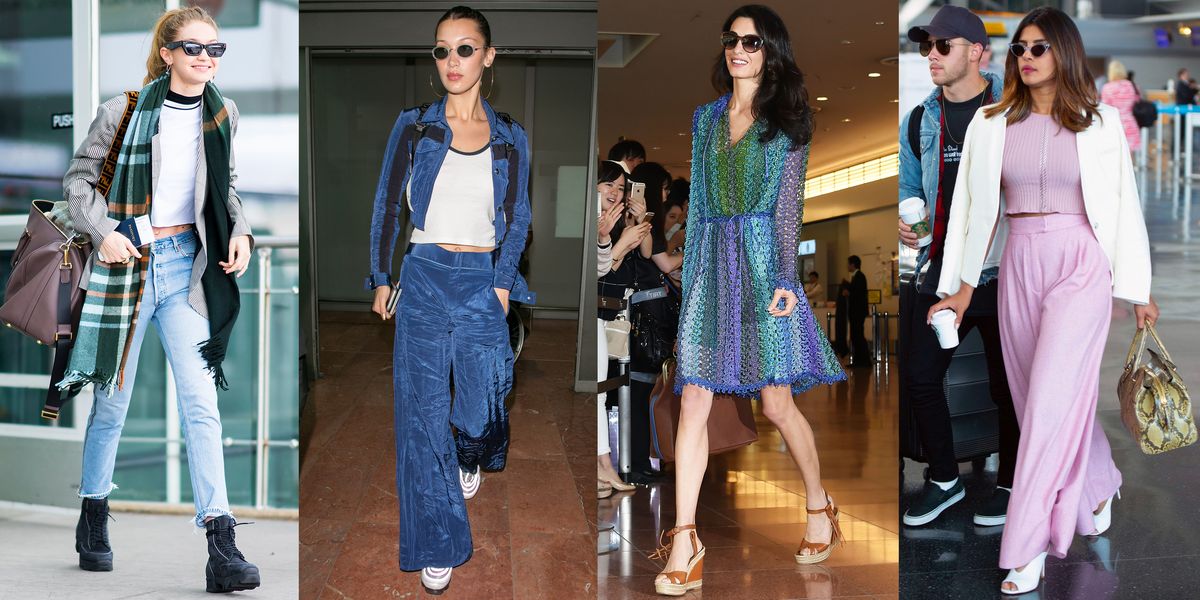 100+ Celebrity Airport Fashion Looks - How Celebs Travel in Style