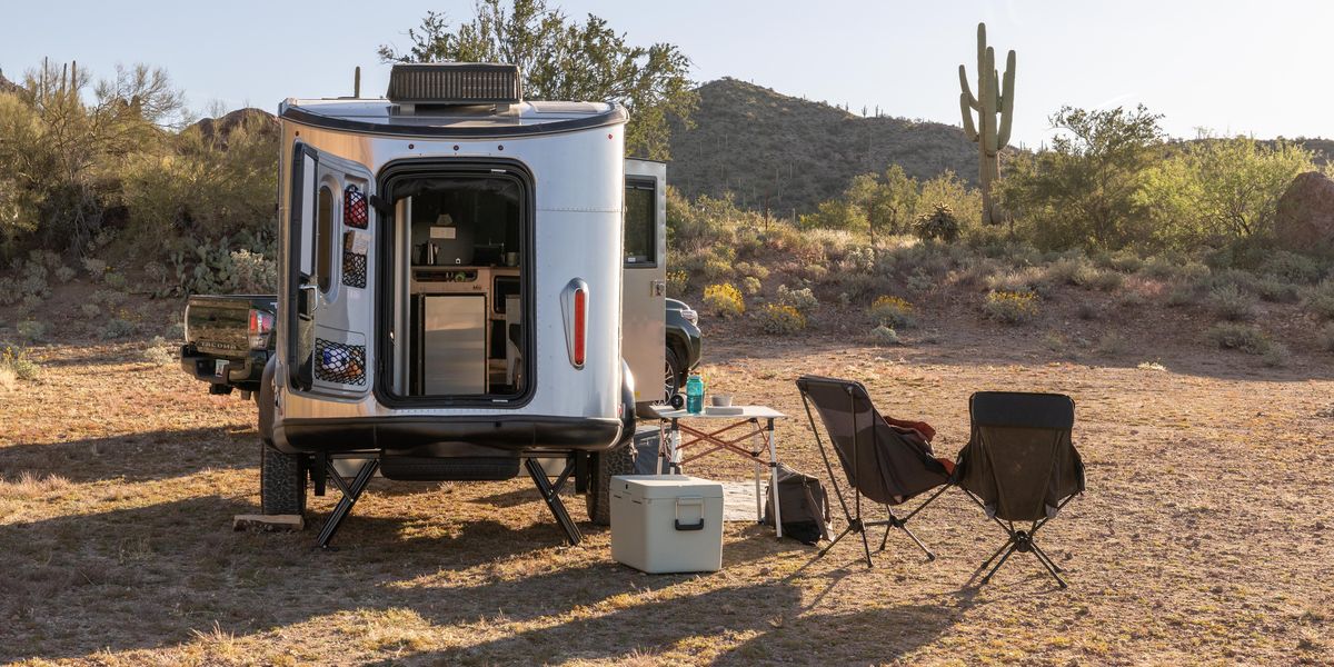 View Photos of the Airstream REI Basecamp Special Edition Travel Trailer