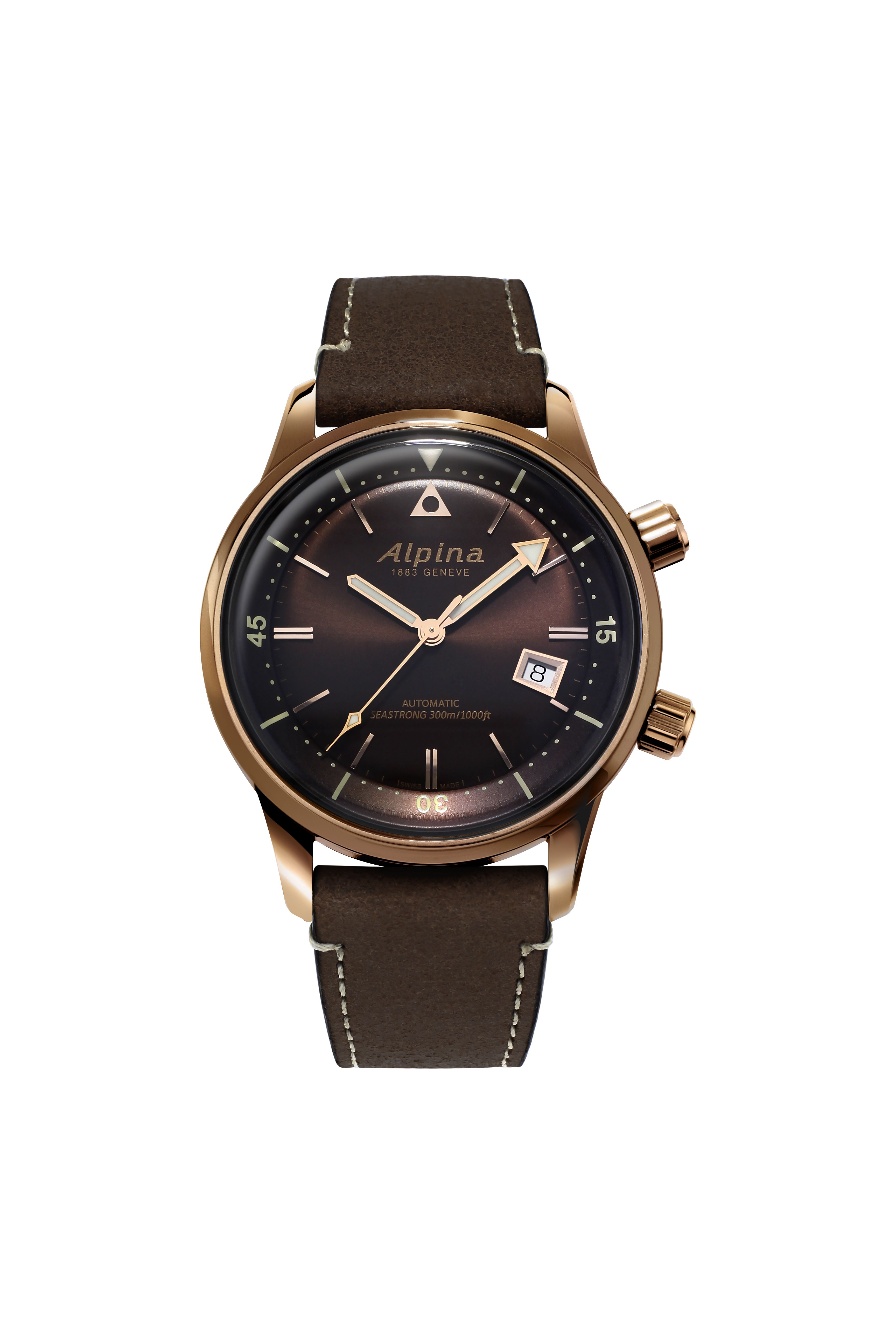 alpina bronze watch