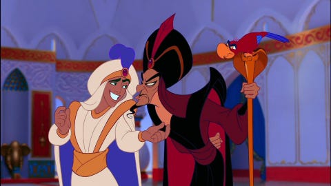 Disney's Aladdin reboot reveals who will voice Iago the parrot