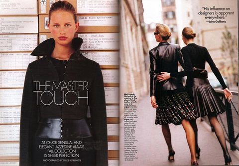 Remembering Azzedine Alaïa in the Pages of ELLE